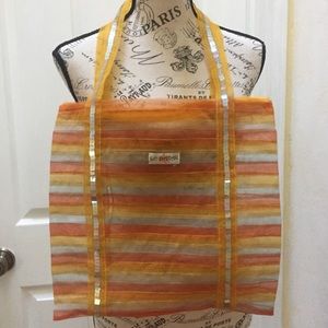 Le Bazar embellished beach bag